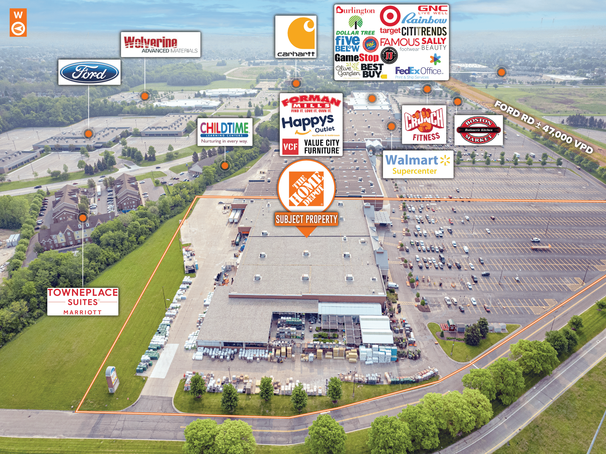 Home Depot-5951 Mercury Dr-Dearborn-MI-Aerial2@4x