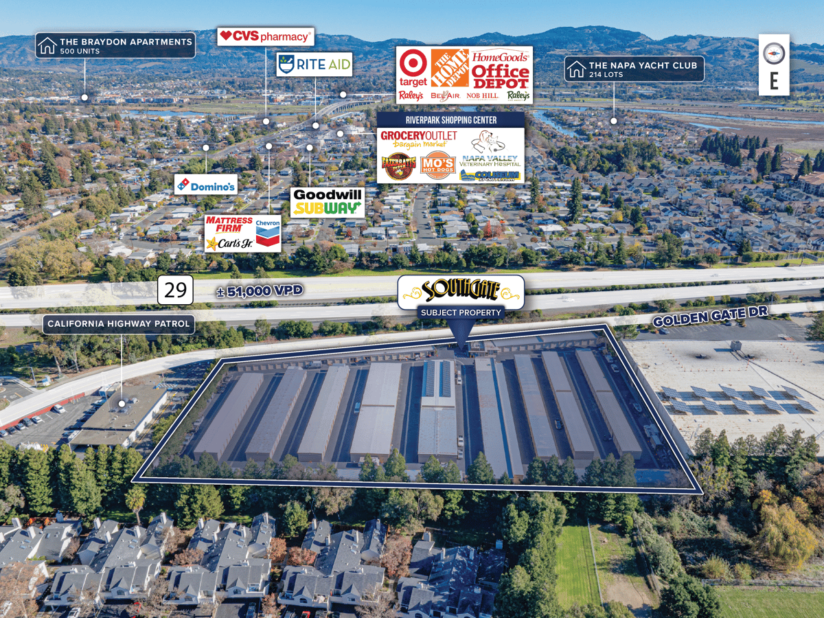 Southgate Mini Storage - 1025 Golden Gate Dr - Map 1@4x