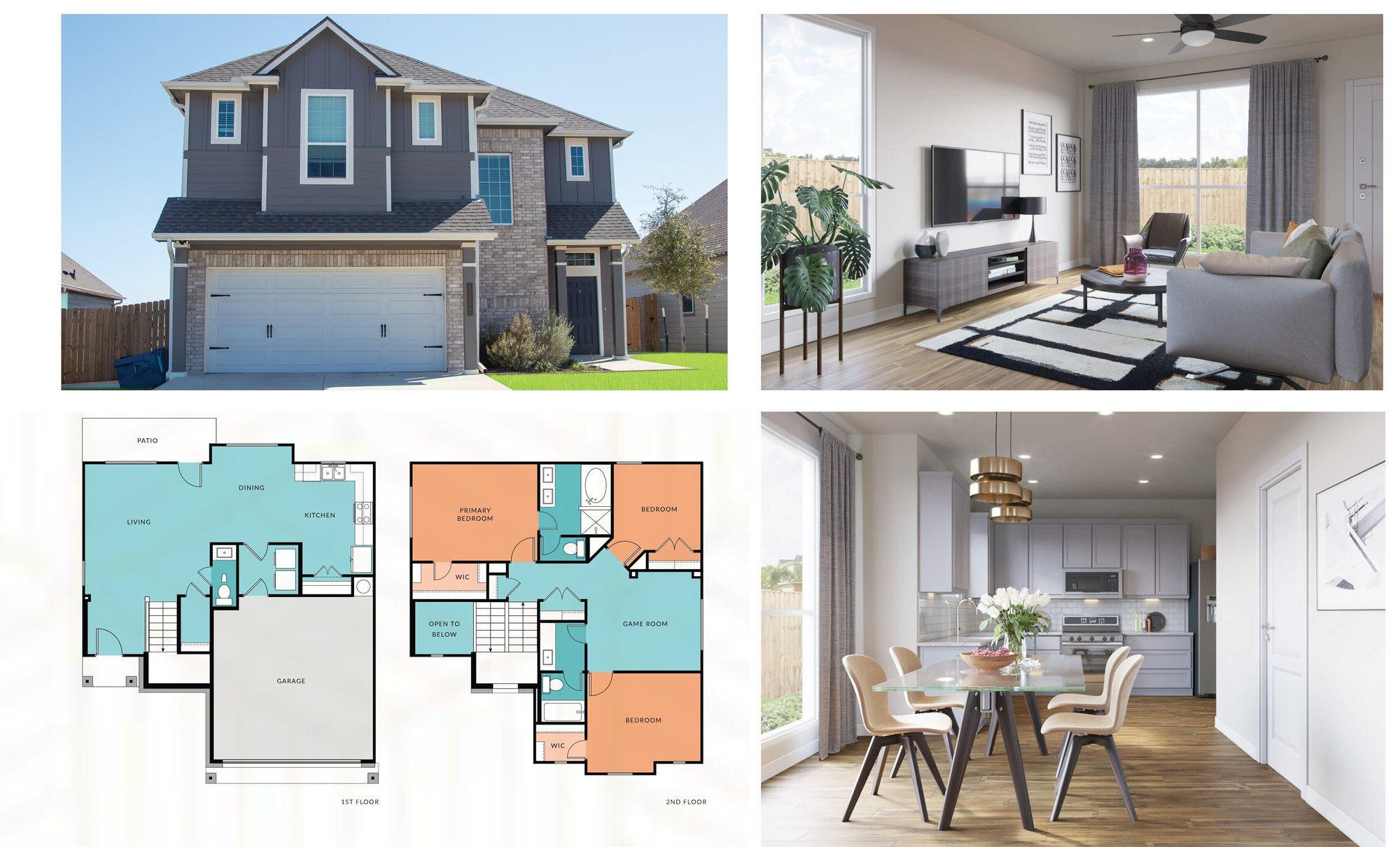 Walker Place at Moonlight - Hewitt, Texas - OM floorplans